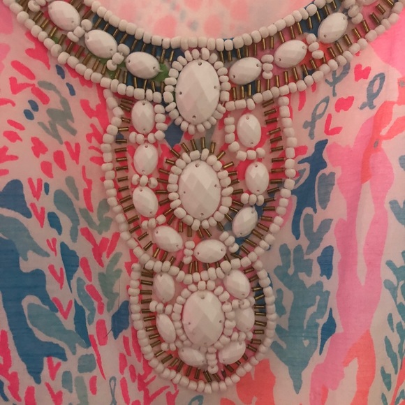 EUC Lilly Pulitzer Delisa Dress in Lets Cha Cha - Picture 3 of 4
